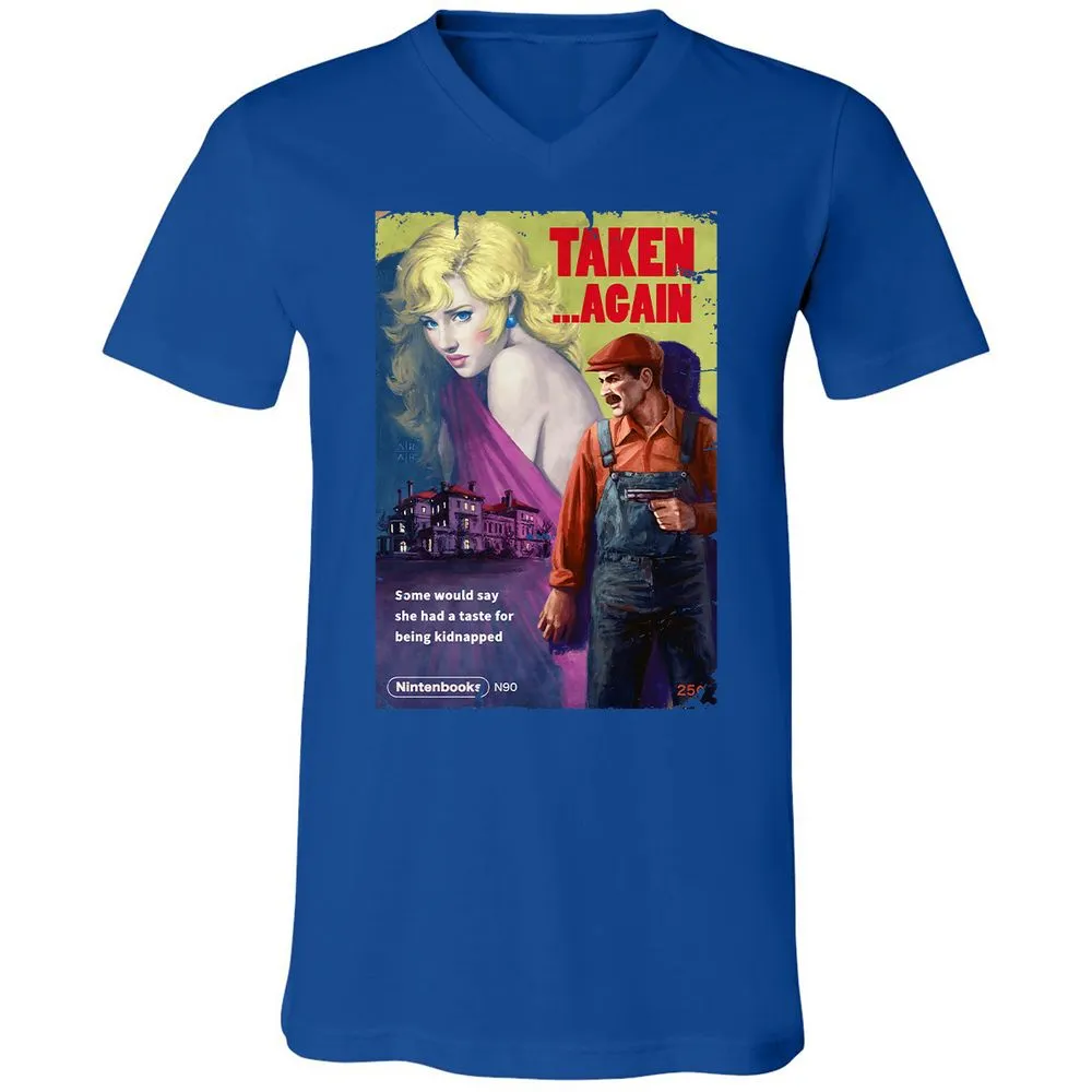 Unisex V-Neck T-Shirt - 476S3AUC - True Royal - 4