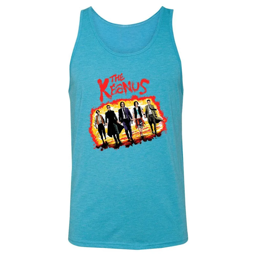 Unisex Jersey Tank - 4AL1RPK4 - Aqua Triblend - 3