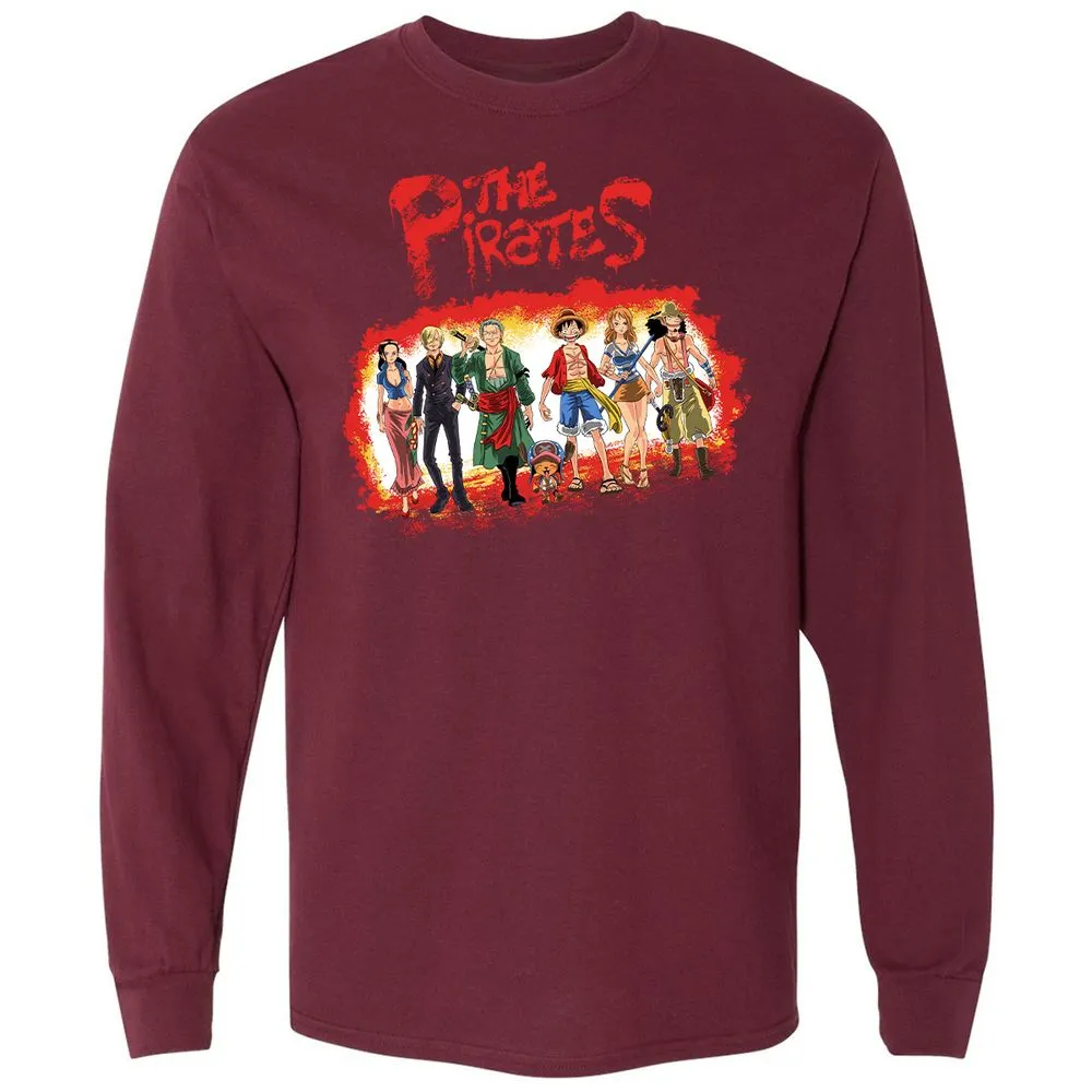 Long Sleeve T-Shirt - 4Q92CQ3G - Maroon - 11