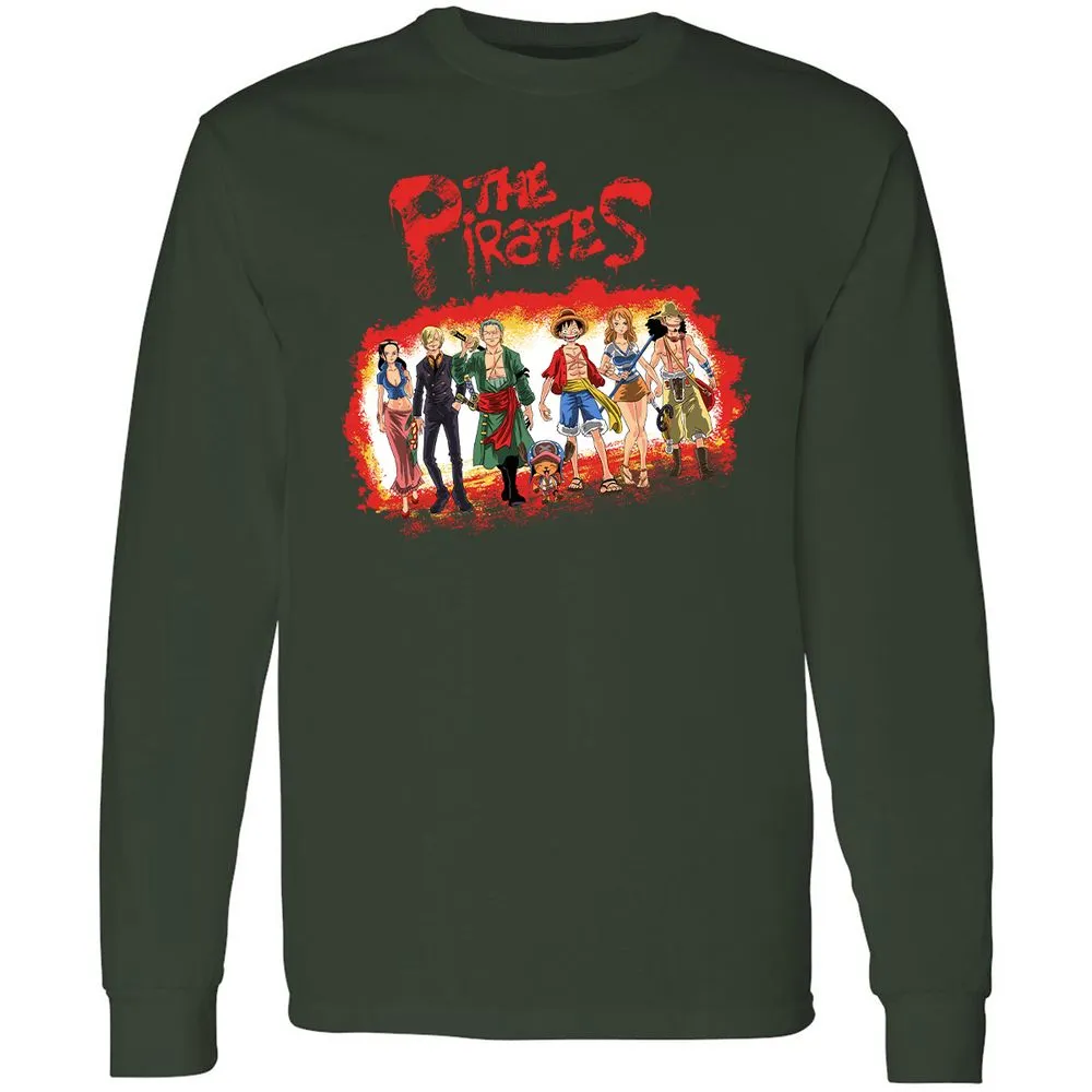 Long Sleeve T-Shirt - 4Q92CQ3G - Forest Green - 4