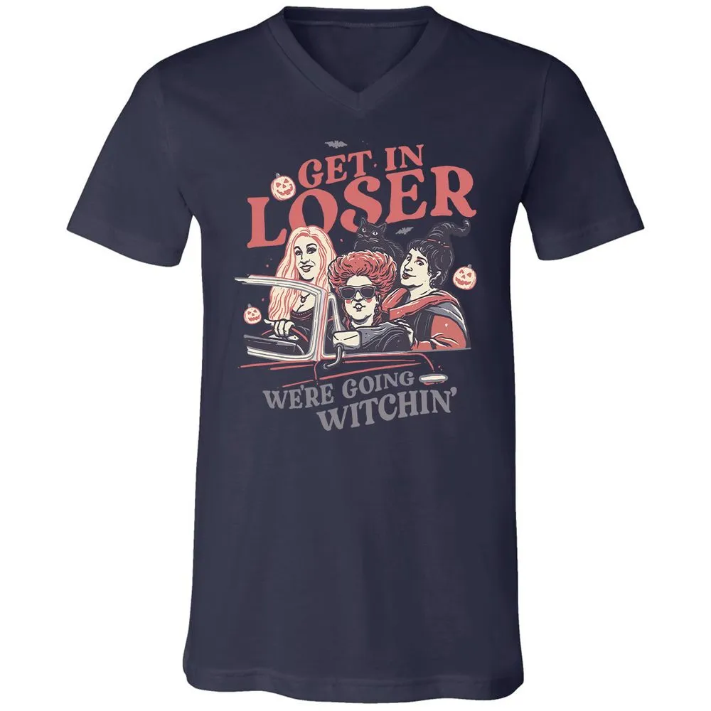 Unisex V-Neck T-Shirt - L7RGBHWS - Navy - 2