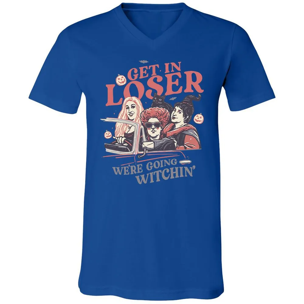Unisex V-Neck T-Shirt - L7RGBHWS - True Royal - 4