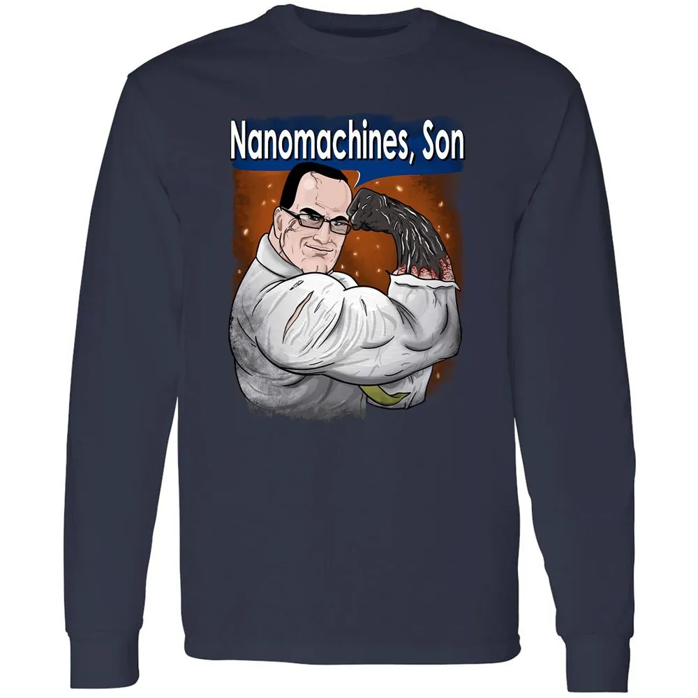 Long Sleeve T-Shirt - 7NJSHEGK - Navy - 2