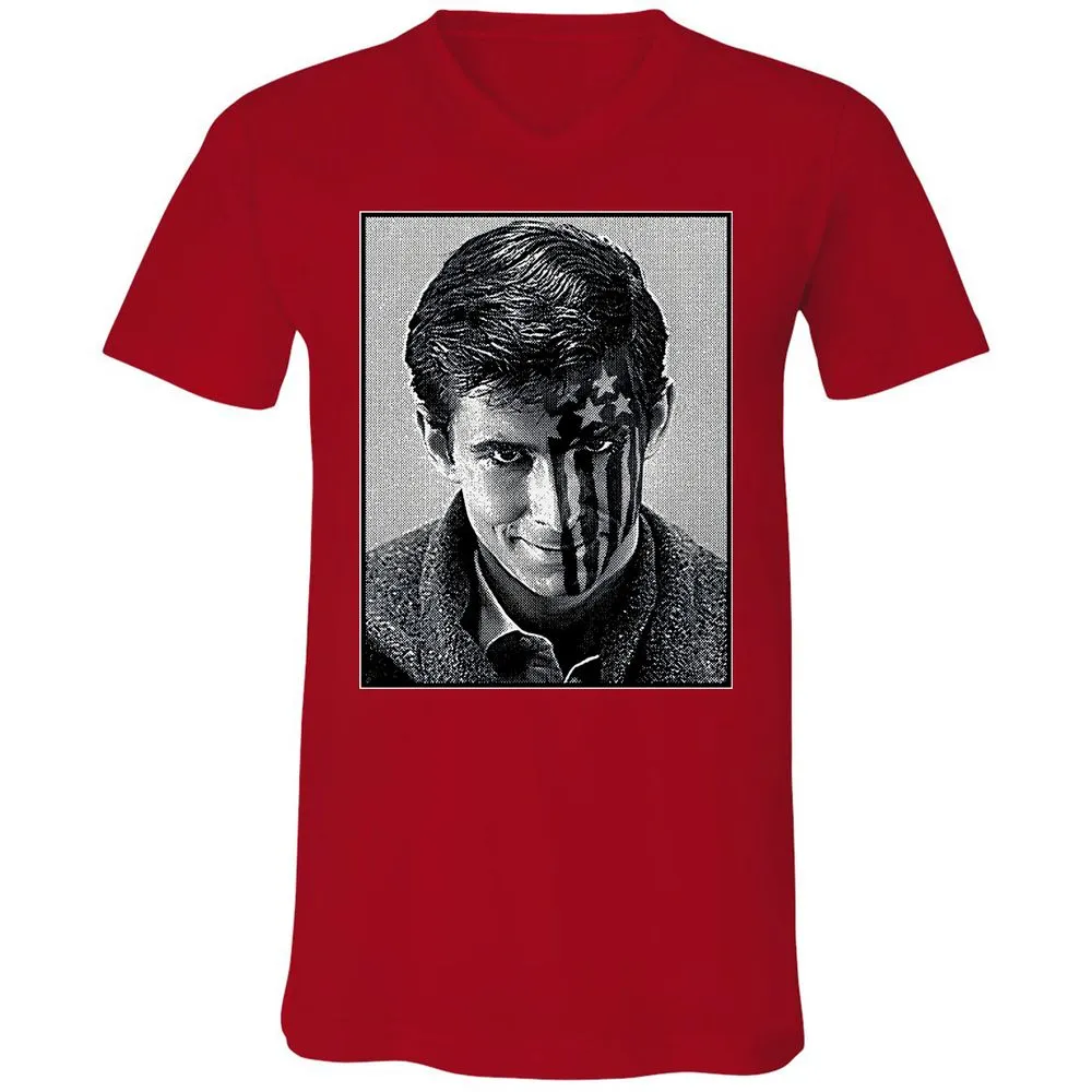 Unisex V-Neck T-Shirt - 3LGJZ4EC - Red - 3