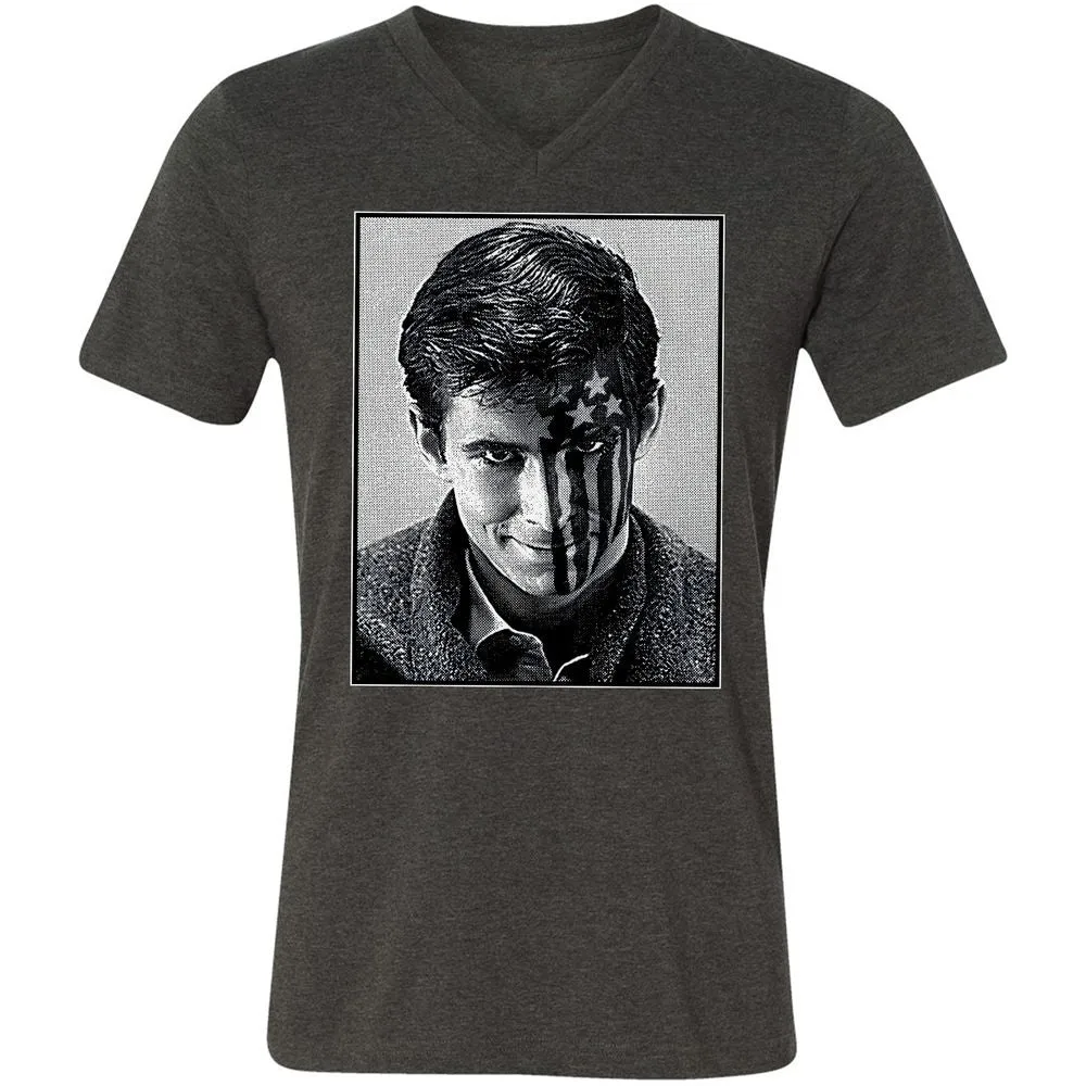 Unisex V-Neck T-Shirt - 3LGJZ4EC - Dark Grey Heather - 8