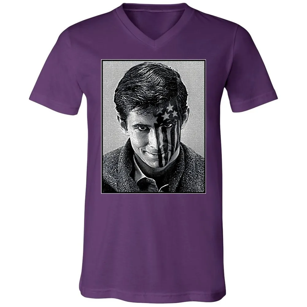 Unisex V-Neck T-Shirt - 3LGJZ4EC - Team Purple - 9