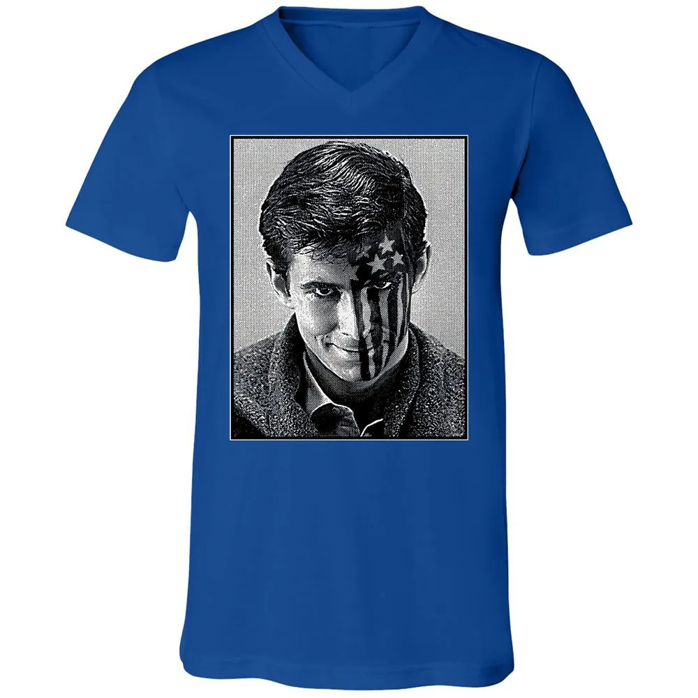 Unisex V-Neck T-Shirt - 3LGJZ4EC - True Royal - 4