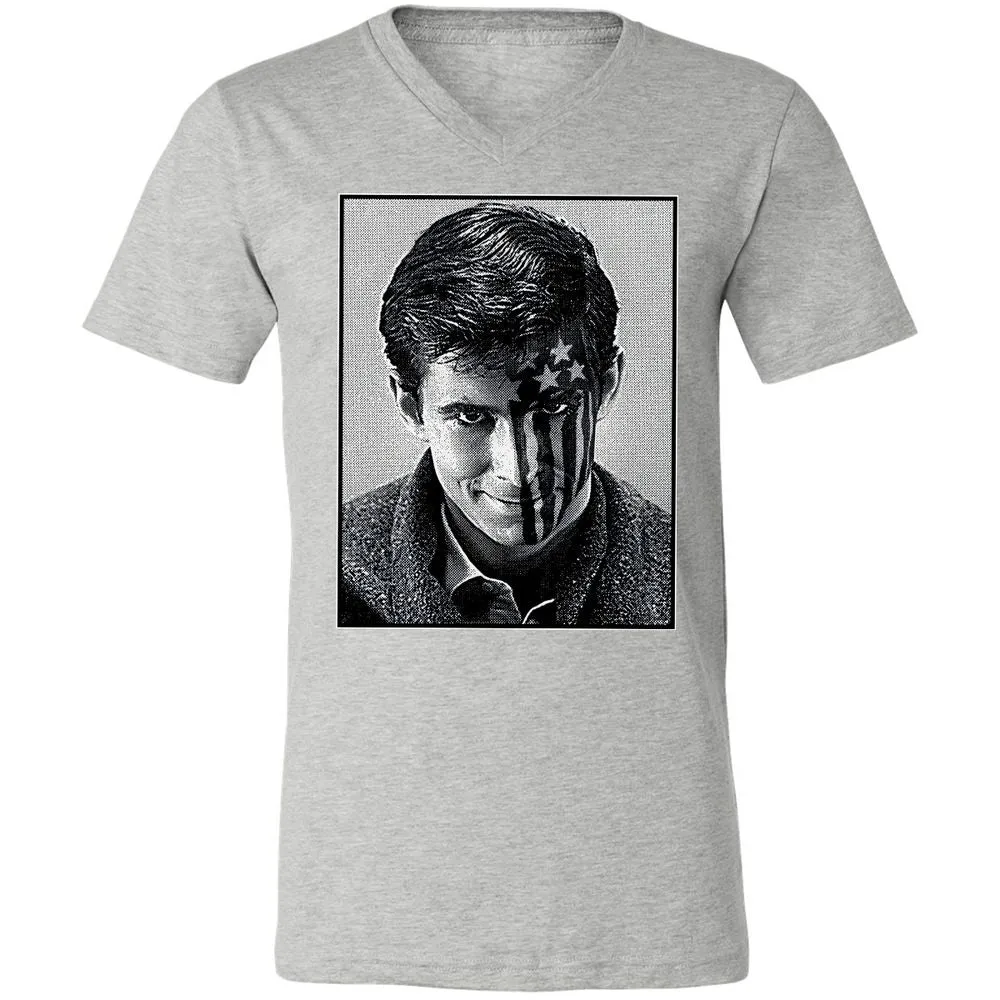 Unisex V-Neck T-Shirt - 3LGJZ4EC - Athletic Heather - 7