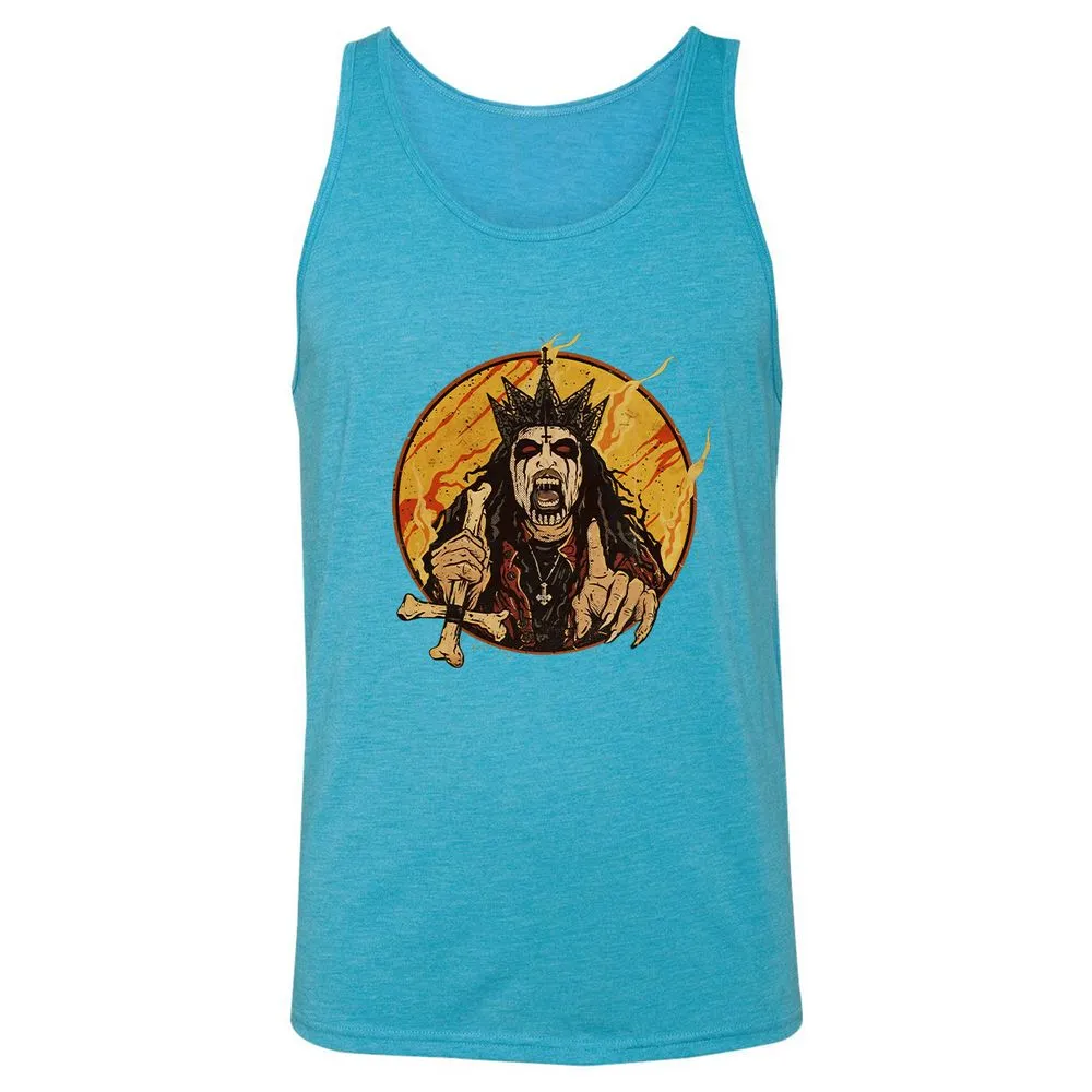Unisex Jersey Tank - WT4JFBR8 - Aqua Triblend - 3