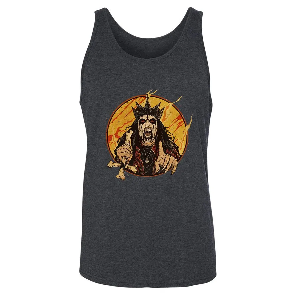 Unisex Jersey Tank - WT4JFBR8 - Dark Grey Heather - 6
