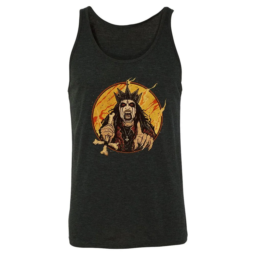 Unisex Jersey Tank - WT4JFBR8 - Charcoal Black Triblend - 5