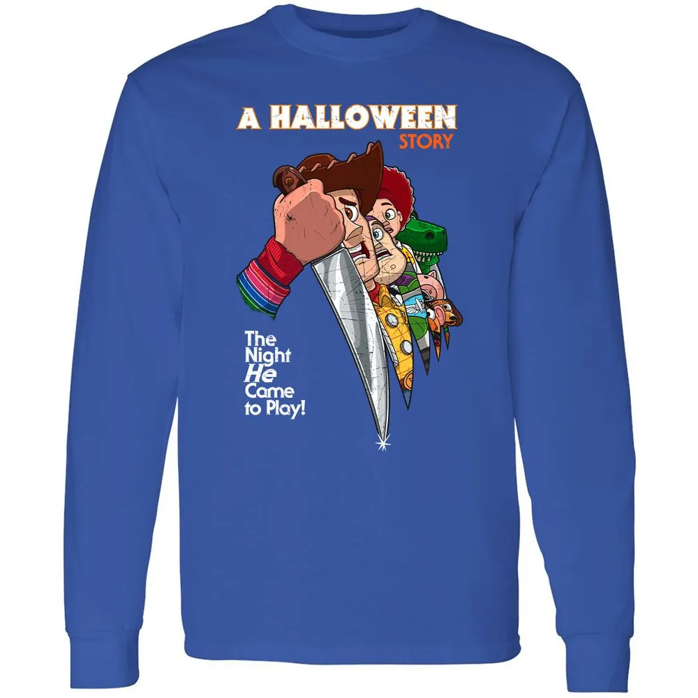 Long Sleeve T-Shirt - E22WT4DJ - Royal - 8
