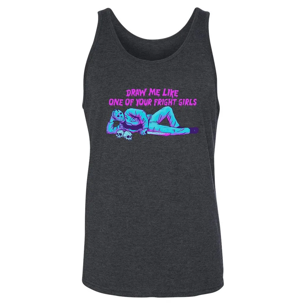 Unisex Jersey Tank - HX7PT4FQ - Dark Grey Heather - 6