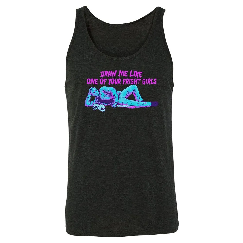 Unisex Jersey Tank - HX7PT4FQ - Charcoal Black Triblend - 5