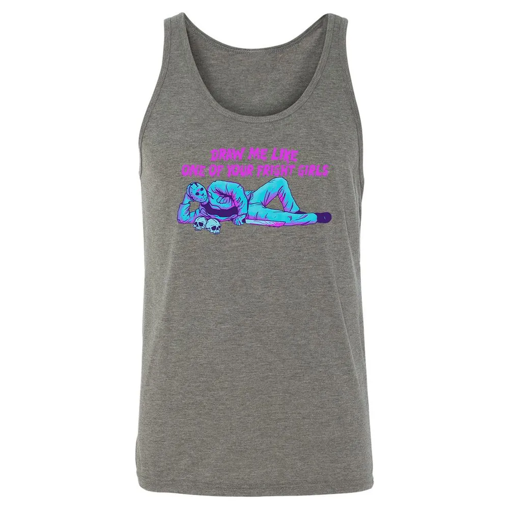 Unisex Jersey Tank - HX7PT4FQ - Grey Triblend - 8