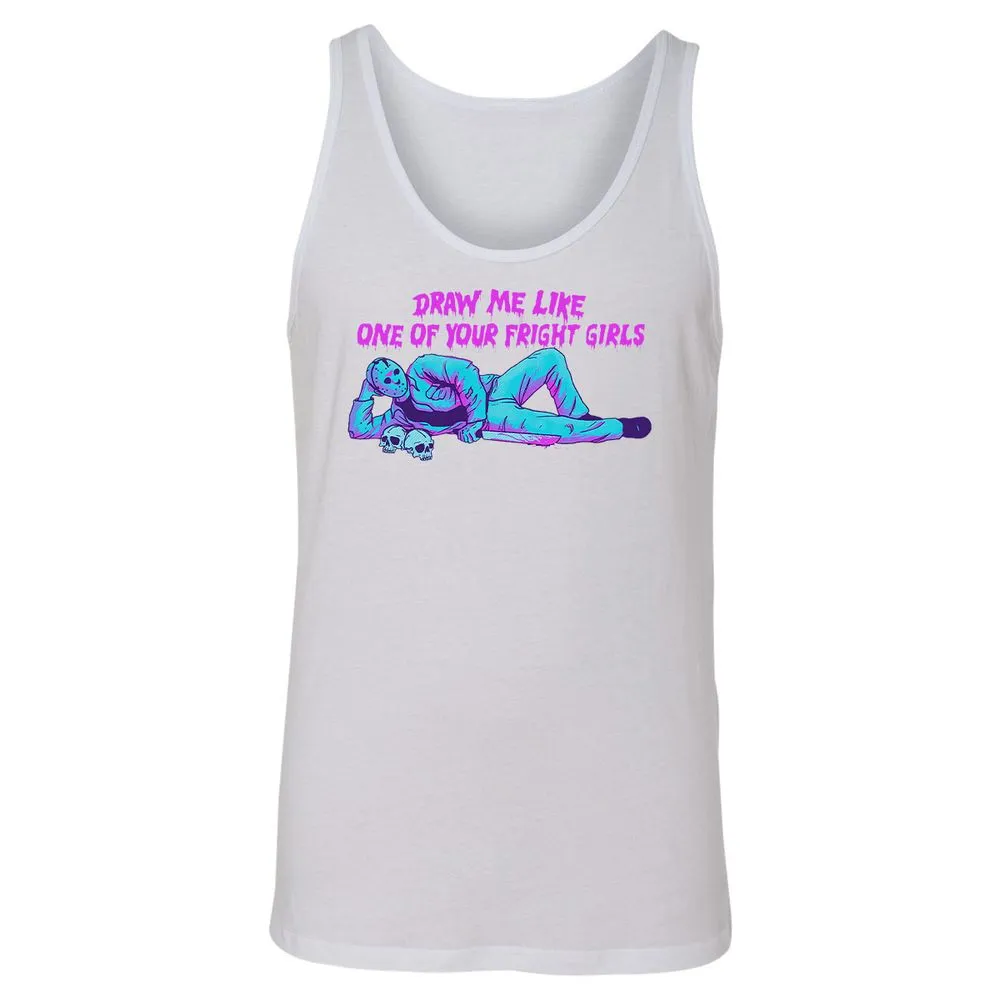 Unisex Jersey Tank - HX7PT4FQ - White - 14