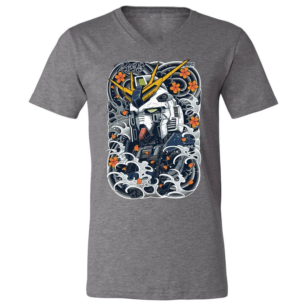 Unisex V-Neck T-Shirt - BM56QGTF - Deep Heather - 13