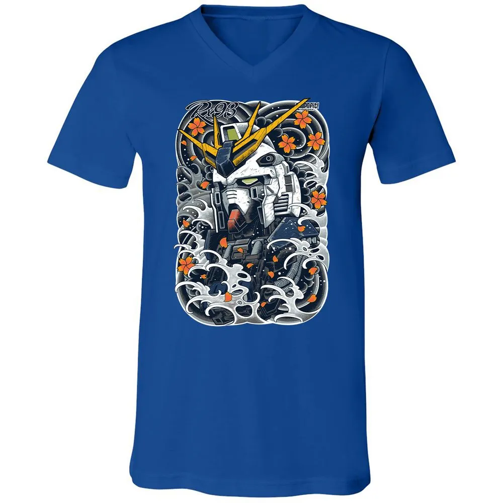 Unisex V-Neck T-Shirt - BM56QGTF - True Royal - 4