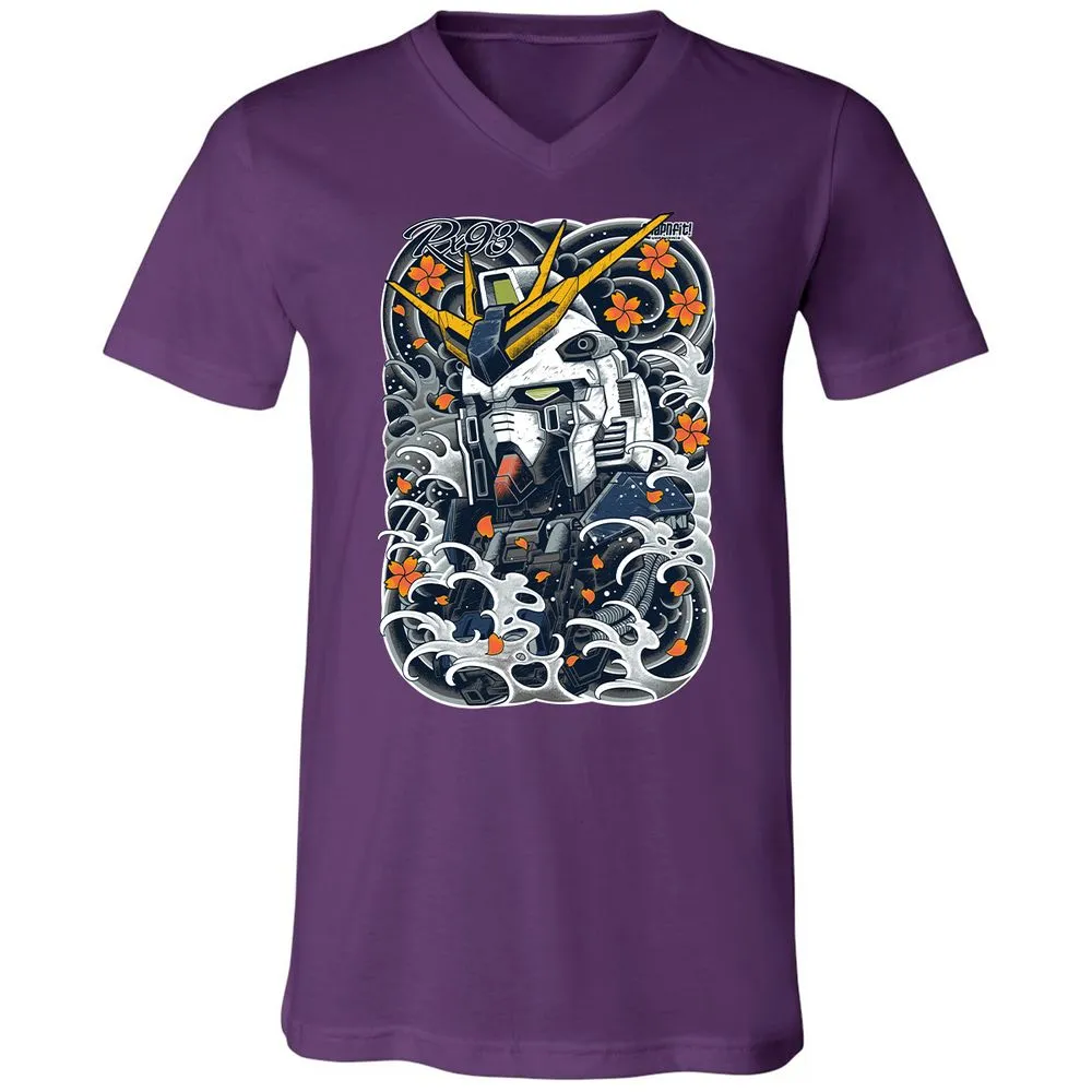 Unisex V-Neck T-Shirt - BM56QGTF - Team Purple - 9
