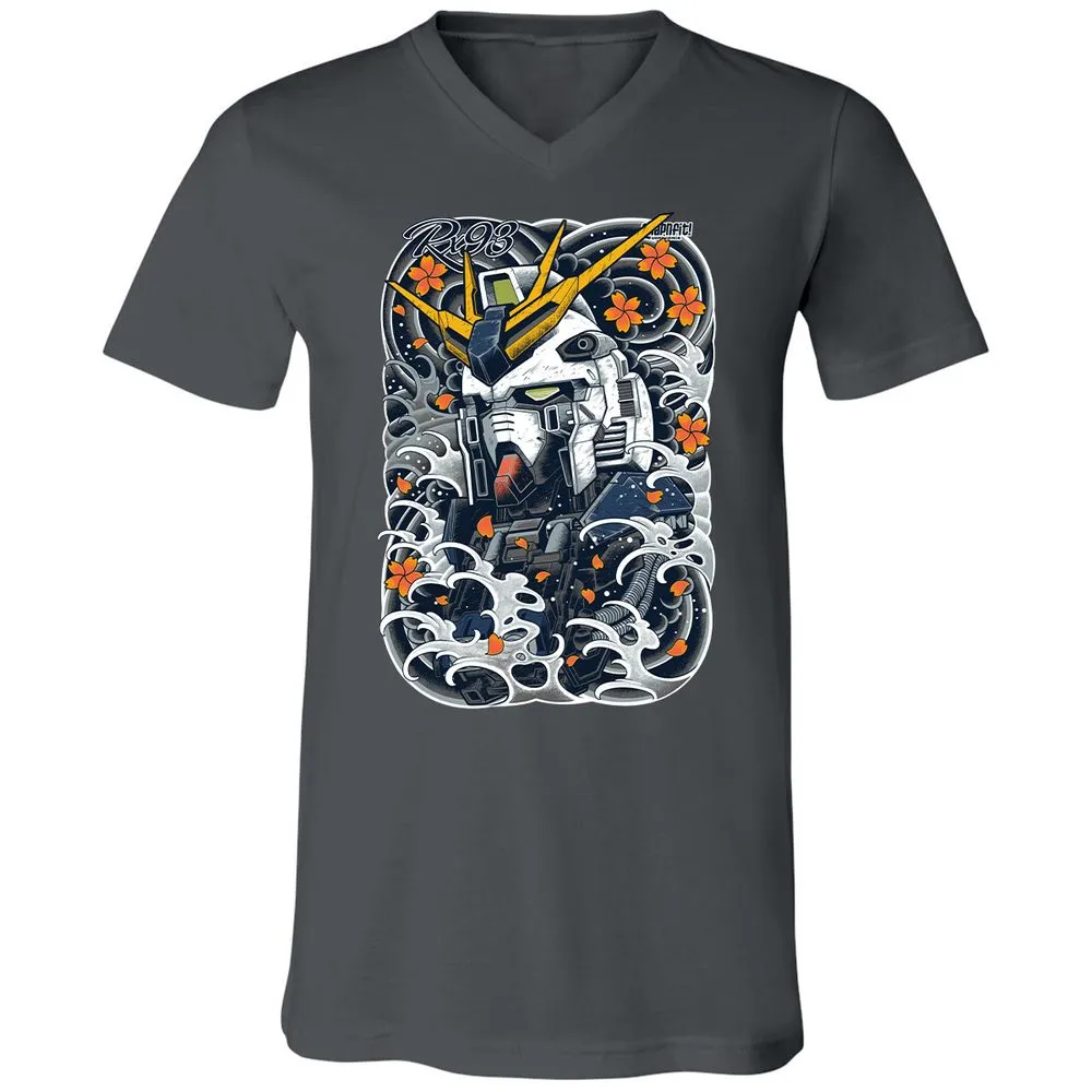Unisex V-Neck T-Shirt - BM56QGTF - Asphalt - 12