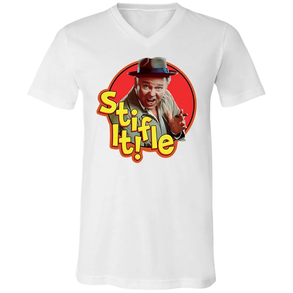 Unisex V-Neck T-Shirt - YD33ELZX - White - 5