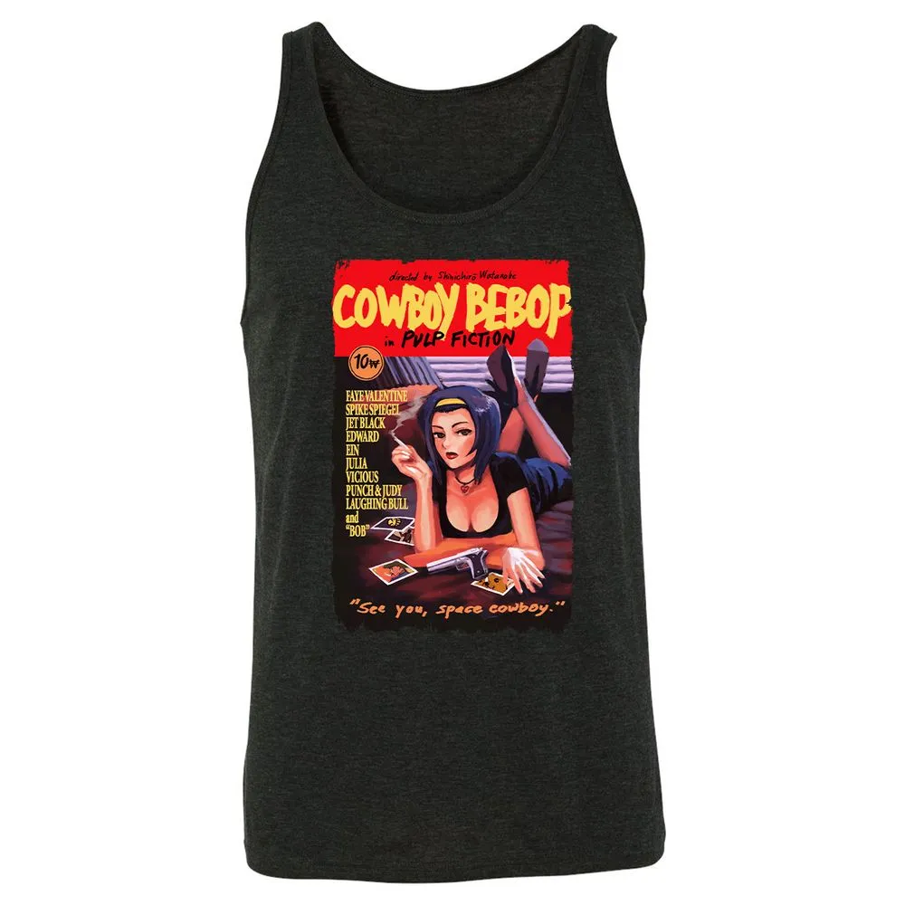 Unisex Jersey Tank - URXUJ6JG - Charcoal Black Triblend - 5