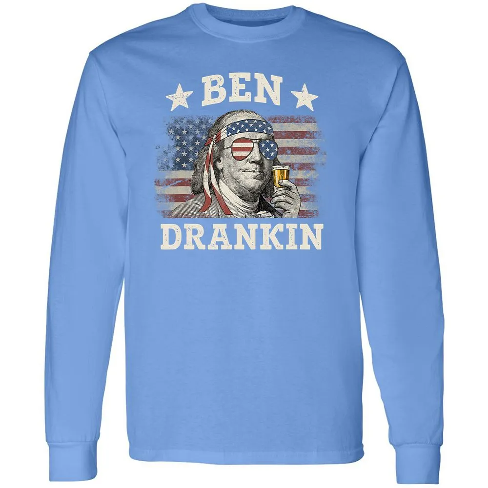 Long Sleeve T-Shirt - 44BJUVNP - Carolina Blue - 12