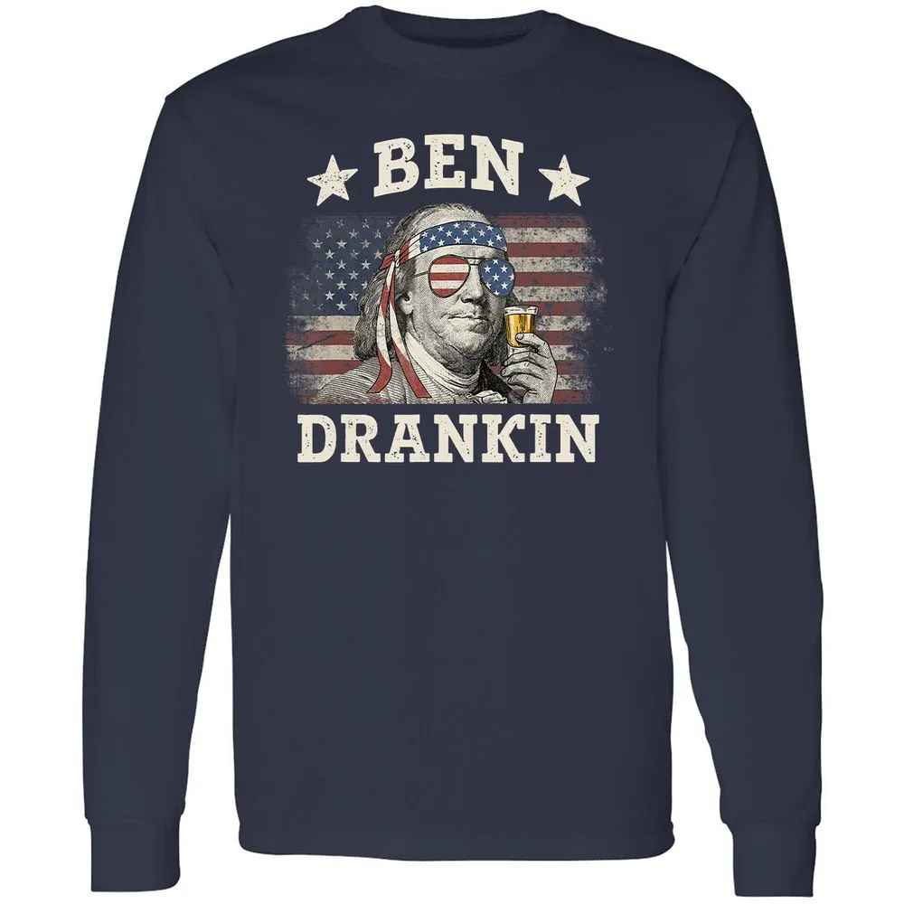 Long Sleeve T-Shirt - 44BJUVNP - Navy - 2
