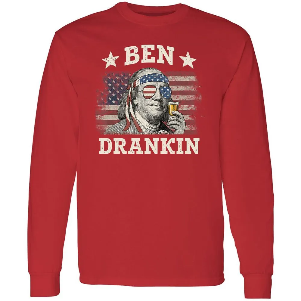 Long Sleeve T-Shirt - 44BJUVNP - Red - 14