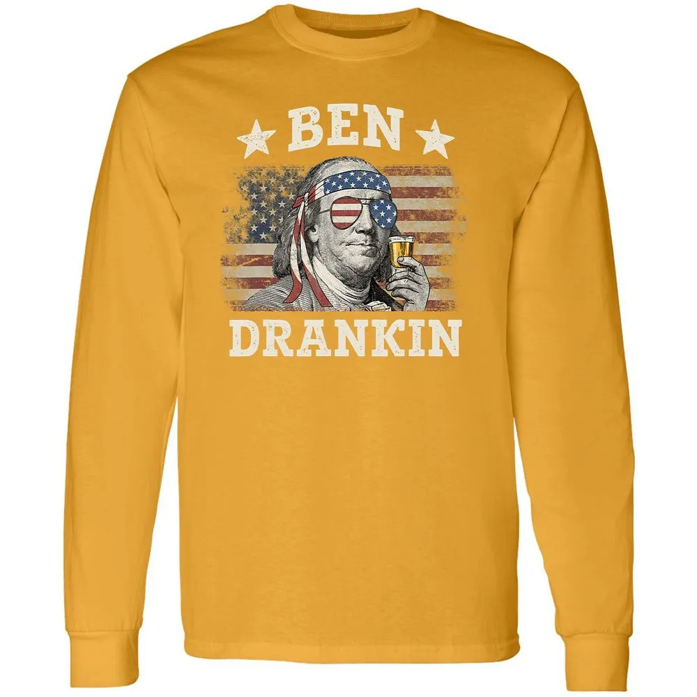 Long Sleeve T-Shirt - 44BJUVNP - Gold - 9