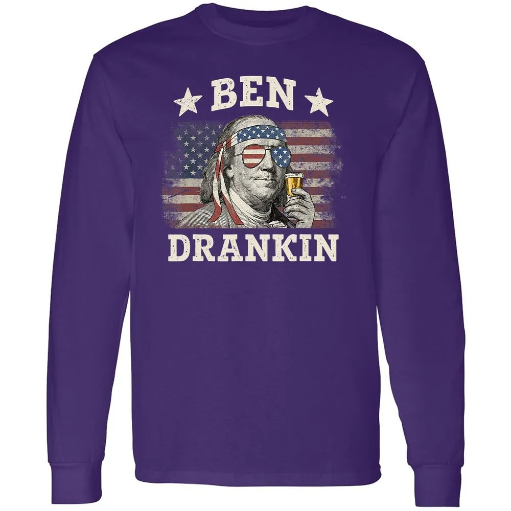Long Sleeve T-Shirt - 44BJUVNP - Purple - 13