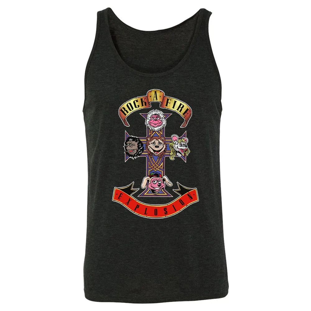 Unisex Jersey Tank - LN9A5ZFF - Charcoal Black Triblend - 5