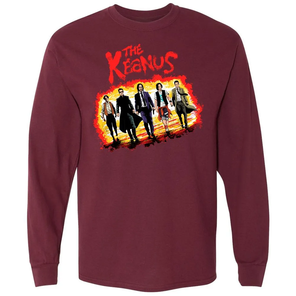 Long Sleeve T-Shirt - DMG7HMLX - Maroon - 11