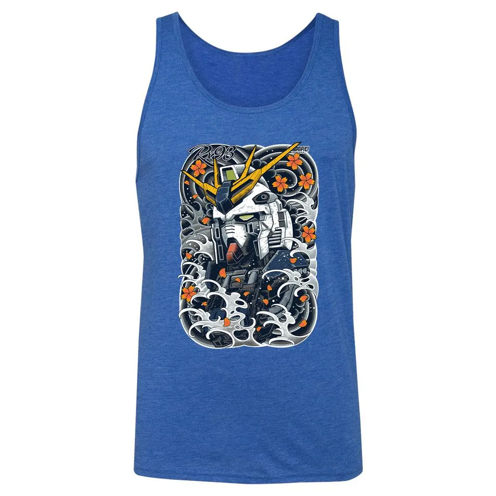 Unisex Jersey Tank - FM2EZGRL - True Royal Triblend - 12