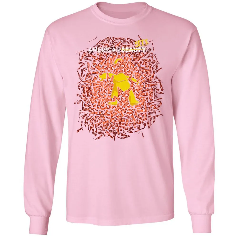 Long Sleeve T-Shirt - 9GGFJRUY - Light Pink - 3