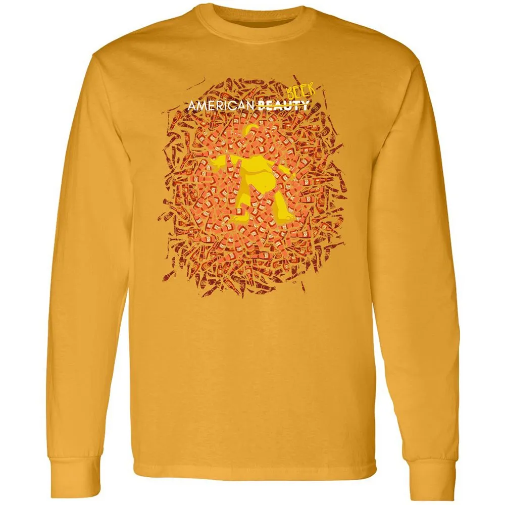 Long Sleeve T-Shirt - 9GGFJRUY - Gold - 9