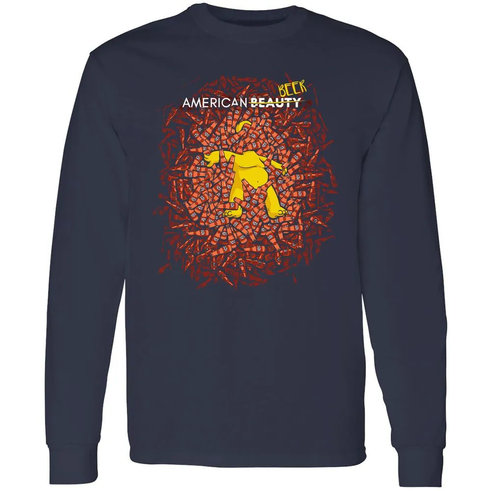 Long Sleeve T-Shirt - 9GGFJRUY - Navy - 2