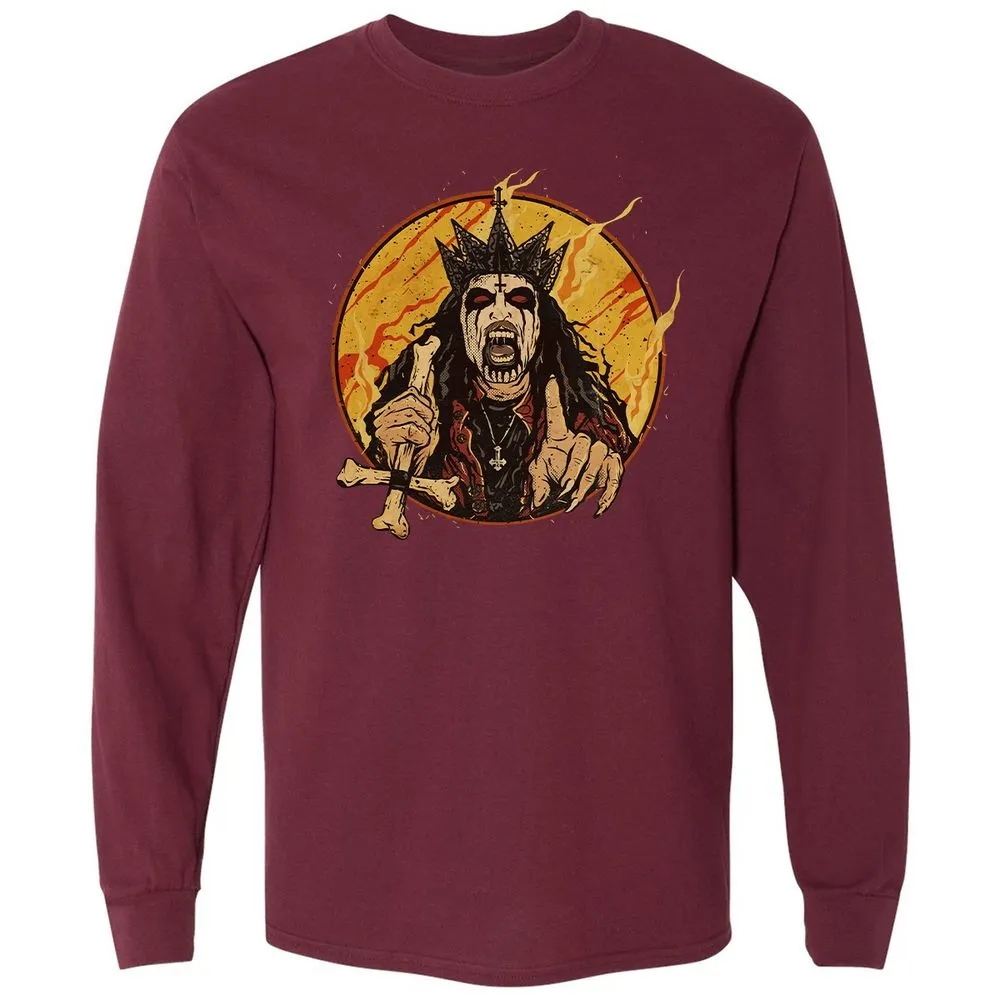 Long Sleeve T-Shirt - GGP1SCNP - Maroon - 11