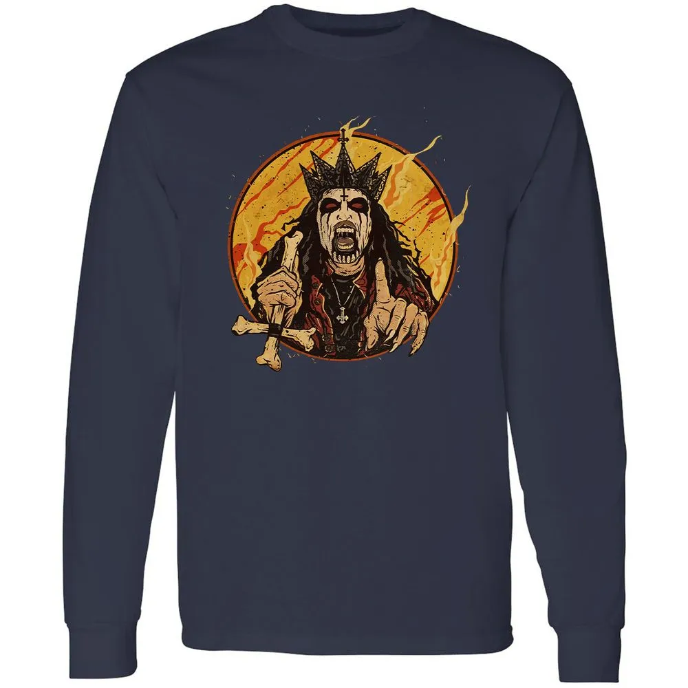 Long Sleeve T-Shirt - GGP1SCNP - Navy - 2
