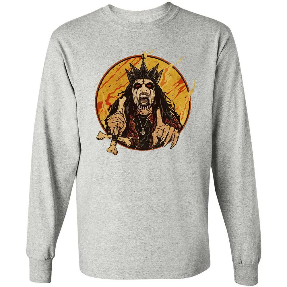 Long Sleeve T-Shirt - GGP1SCNP - Ash - 7