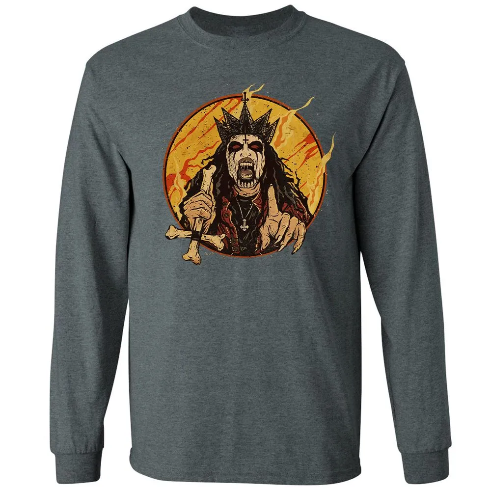 Long Sleeve T-Shirt - GGP1SCNP - Dark Heather - 15