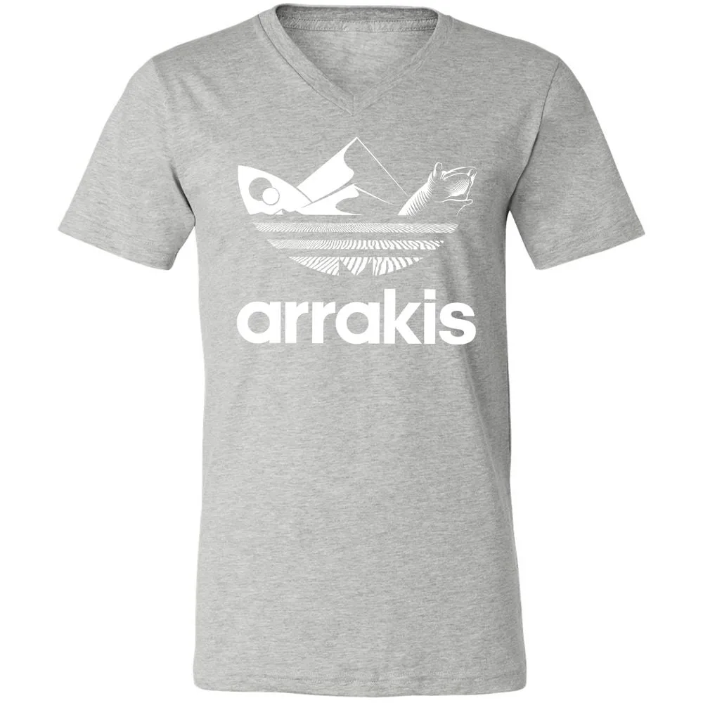 Unisex V-Neck T-Shirt - M6NLU1LR - Athletic Heather - 7