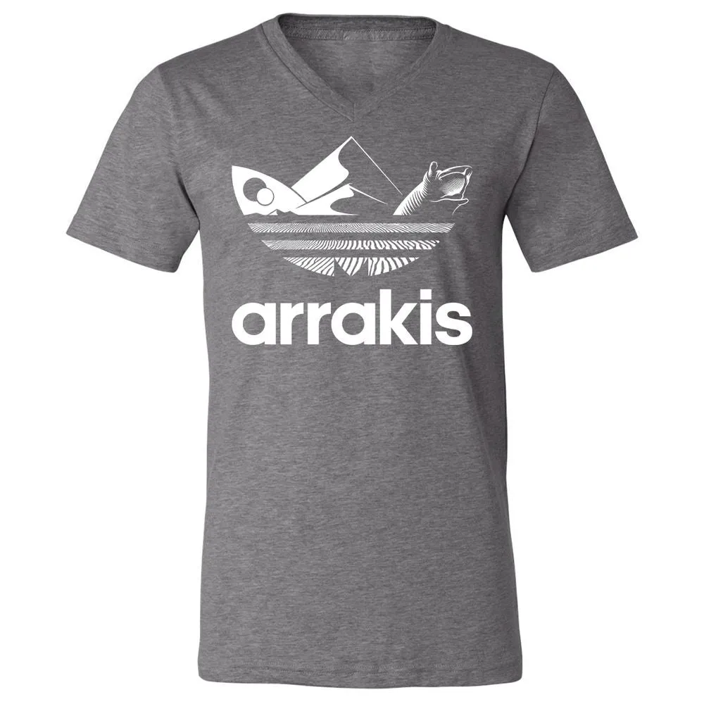 Unisex V-Neck T-Shirt - M6NLU1LR - Deep Heather - 13