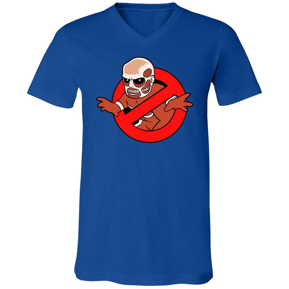 Unisex V-Neck T-Shirt - M5MQYZ7T - True Royal - 4