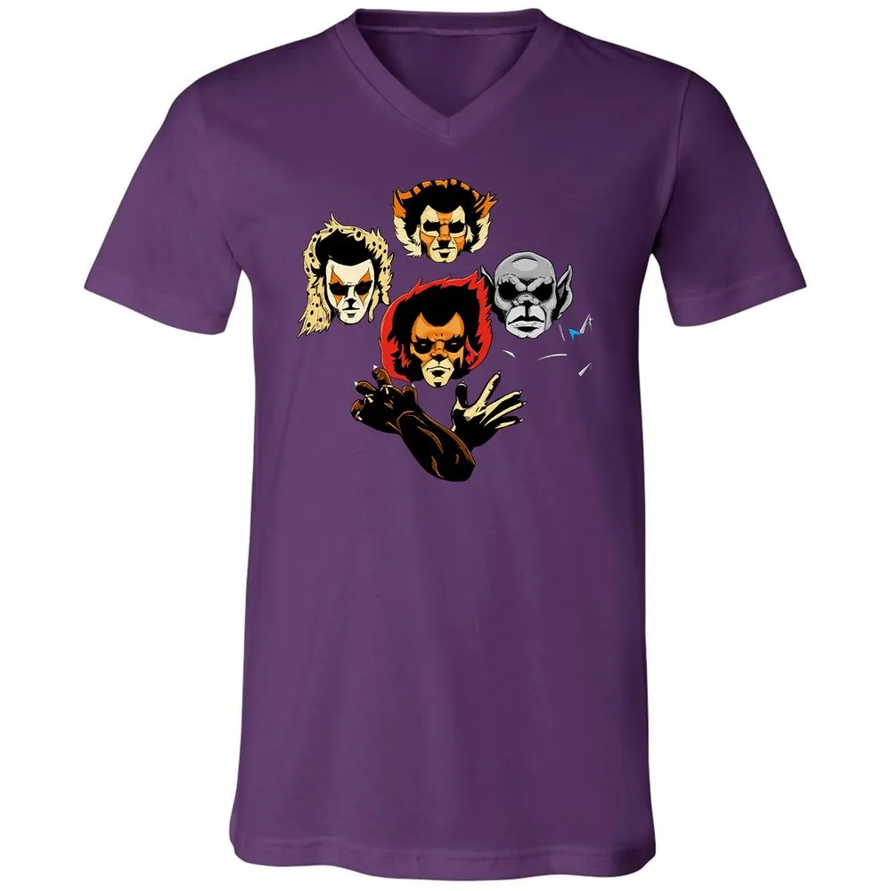 Unisex V-Neck T-Shirt - 4PLA6T9G - Team Purple - 9