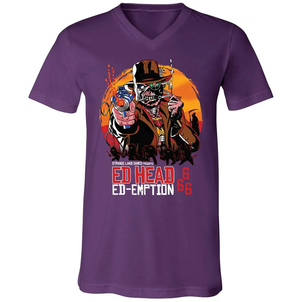Unisex V-Neck T-Shirt - NLY45N7V - Team Purple - 9