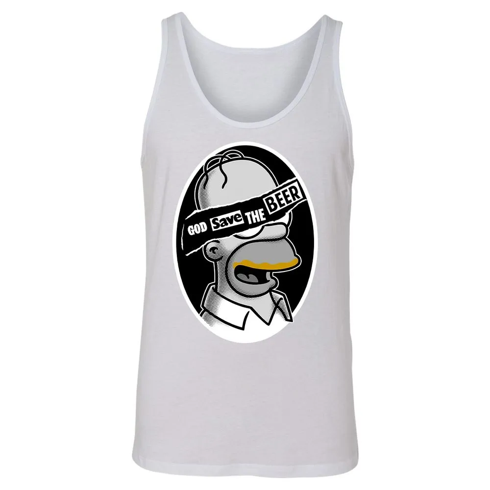 Unisex Jersey Tank - EUTY9PUP - White - 14