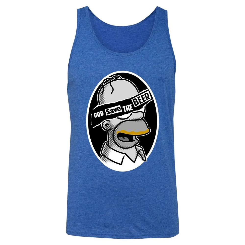 Unisex Jersey Tank - EUTY9PUP - True Royal Triblend - 12