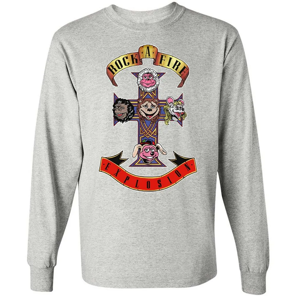 Long Sleeve T-Shirt - 1EKAPUXP - Ash - 7