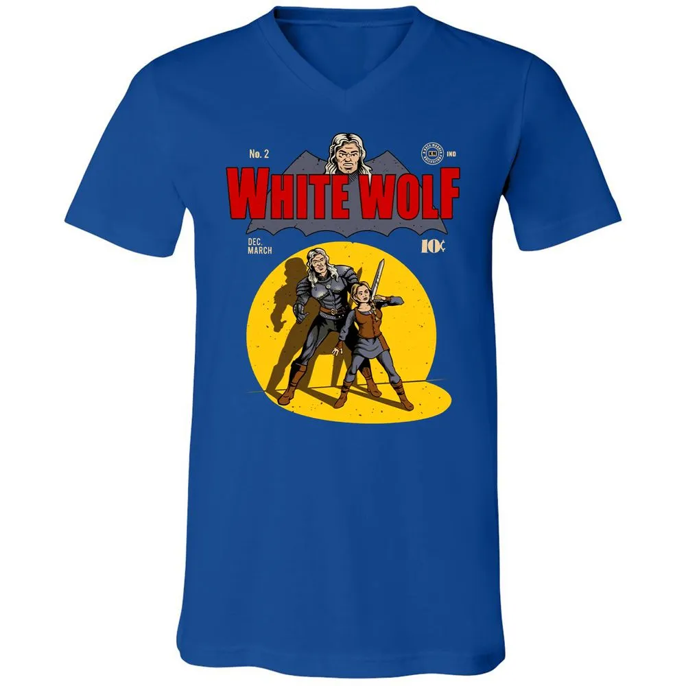 Unisex V-Neck T-Shirt - F1UYR8VV - True Royal - 4